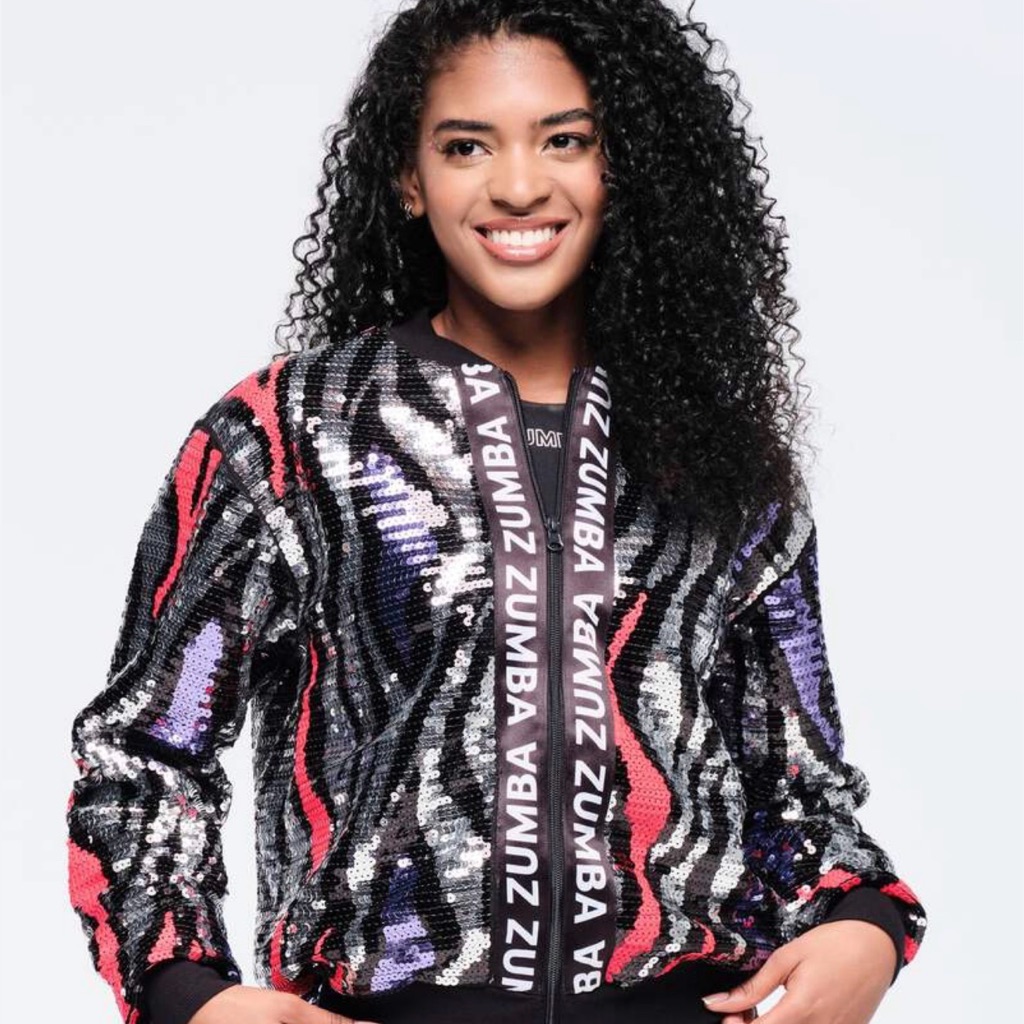Zumba Sequin S Nwt Lentejuela